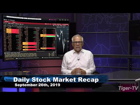 September 26th 2019, Daily Stock Market Recap with Tom O'Brien