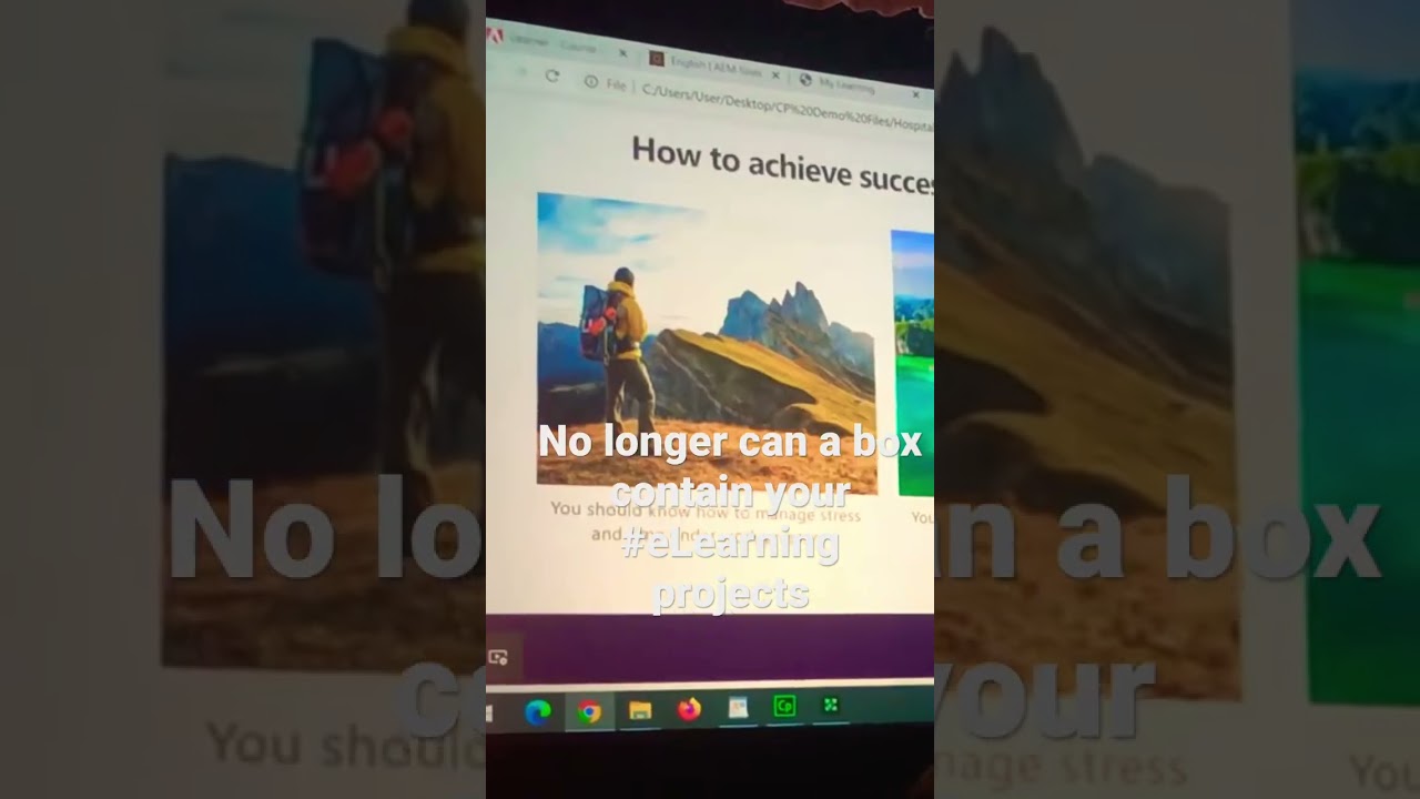 The new way to navigate through your #adobecaptivate #elearning project. #ProjectCharm