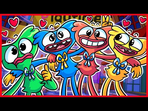 HUGGY WUGGY FAMILY BROTHERS & PLAYER SO SAD! Poppy Playtime Animation #30