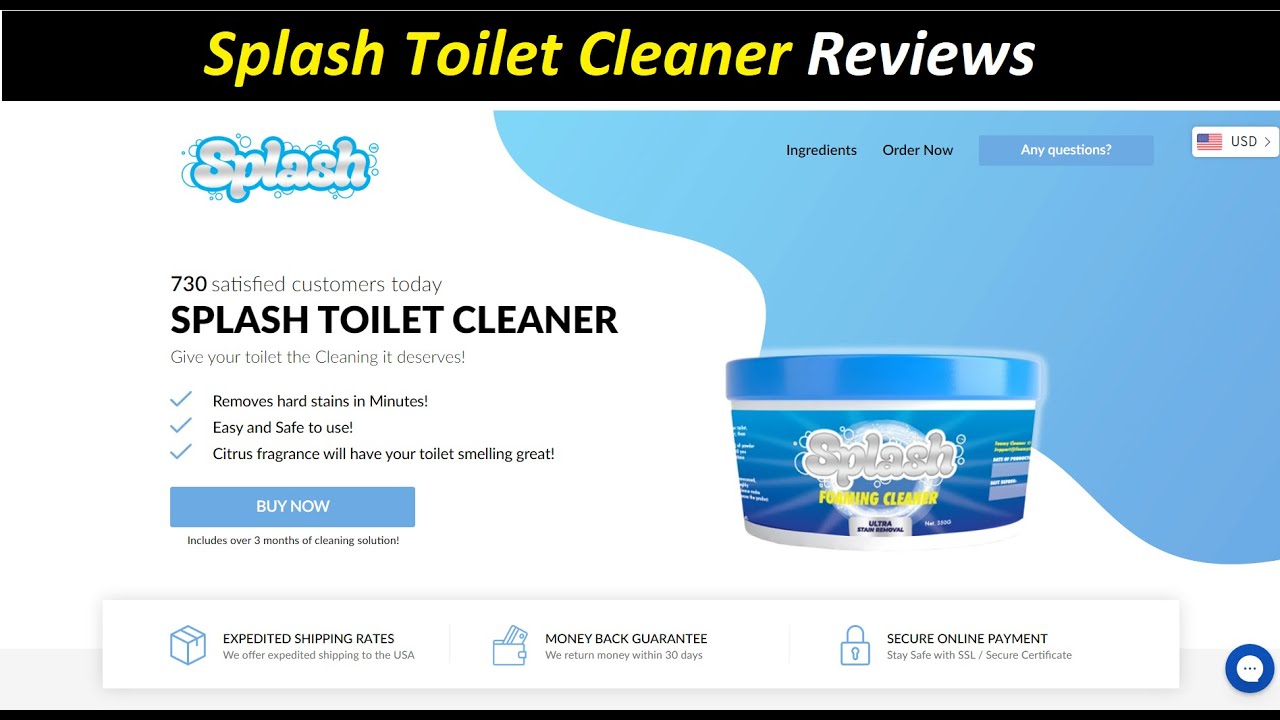 Splash Toilet Cleaner ! Splash Toilet Cleaner Reviews :- Watch For Full Details