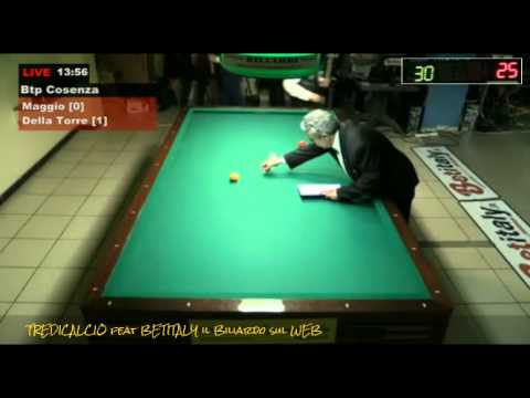 MAGGIO vs DELLA TORRE - 4^PROVA BILIARDO BTP 2016 COSENZA