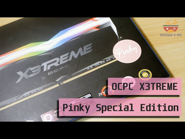 RAM OCPC X3TREME RGB AURA 16GB (2x8GB) Bus 3200 C16 DDR4 Pink