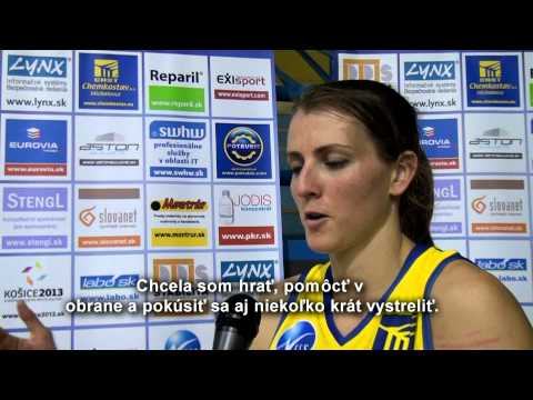 Allie Quigley po zapase Good Angels   Cassovia