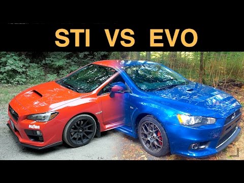 Subaru WRX STI vs Mitsubishi EVO X - Which AWD Sedan Is Best?