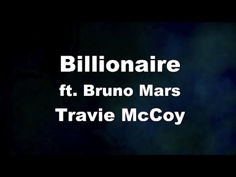 Karaoke♬ Billionaire ft. Bruno Mars - Travie McCoy 【No Guide Melody】 Instrumental
