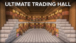 Minecraft Villager Trading Hall - 26 Villagers - All Trades 1 Emerald