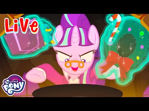 🔴 LIVE | Christmas Episodes! 🎄✨ My Little Pony Friendship Is Magic 🦄 Children's Cartoon 💖 MLP FIM