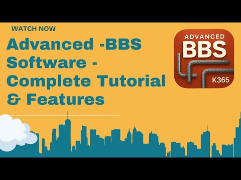 Bar Bending Schedule Made Easy - Complete BBS Guide & Features | K365 Advanced BBS