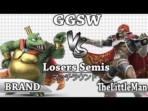 GGSW 121 - BRAND (K.Rool) Vs TheLittleMan (Ganon) Smash Ultimate Losers Semis