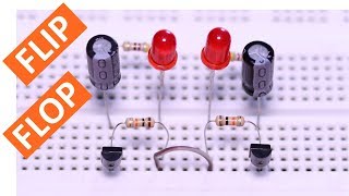 Download lagu FLIP FLOP LED Flasher Circuit Using Transistor BC5... mp3