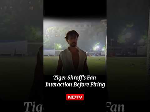 Viral Video Shows Tiger Shroff Interacting With Fans An Hour Before Firing Incident