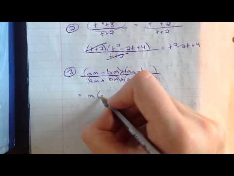 Write Rational Expressions in Lowest Terms