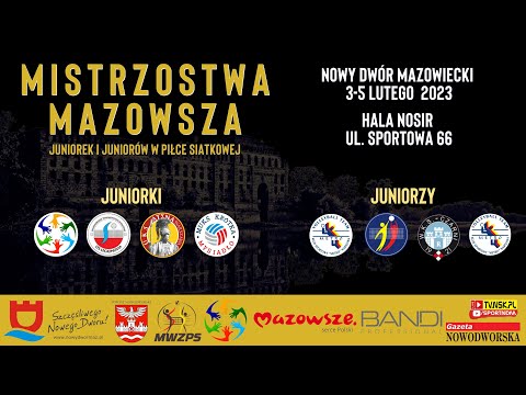 tv.nsk.pl [promo] Turniej Finałowy Mistrzostw Mazowsza Juniorek i Juniorów w siatkówce 2023-02-03/05