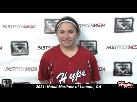 2021 Natali Martinez Pitcher and Third Base Softball Skills Video - Hype Fastpitch