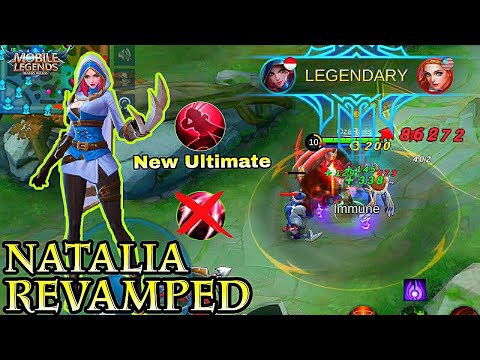 Natalia Revamped Gameplay - Mobile Legends Bang Bang