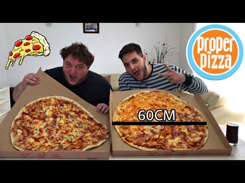 Proper Pizza Familiare CHALLENGE!! (Kush pe han ma shpejt picen?)