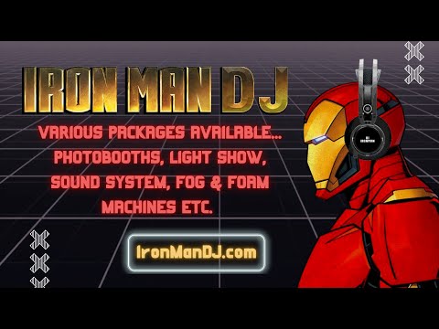Iron Man DJ and Event Services video.