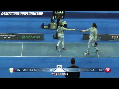 FE W S Individual Moscow RUS GP 2016 T64 21 blue BESBES TUN vs ARRAYALES MEX