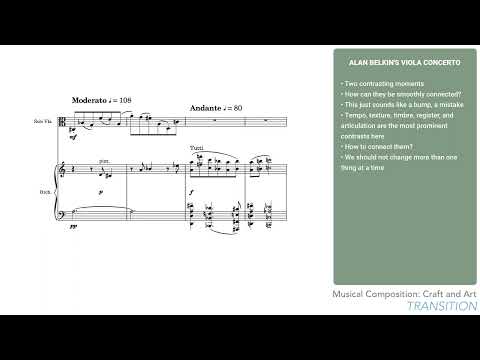 Musical Composition, Craft and Art #25 - Transitions