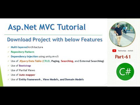Part 47 Jquery DataTables Example Server side Processing | ASP NET MVC