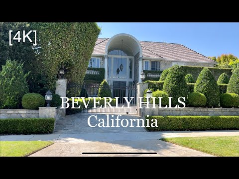 Beverly Hills Los Angeles California - driving tour [4K]