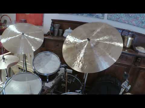 20" hfb 1716g thin jazz ride mild italian patina  - BOURGIS HANDMADE CYMBALS