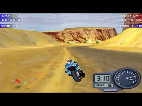 Moto Racer 2 Speedrun - Lost Mirage Full Race in 2:17.31 WR
