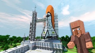 ТРОЛЛИНГ ЛЕТАЮЩАЯ РАКЕТА ДЛЯ ЖИТЕЛЕЙ ДЕРЕВНИ В МАЙНКРАФТ, МУЛЬТИК, ПРИКОЛЫ, ЛОВУШКА