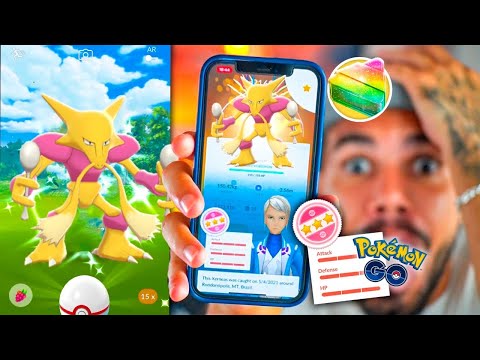 ALAKAZAM SHINY LUCKY & MEU PRÓXIMO MEGA ESTÁ PRONTO - POKÉMON GO | Cris |