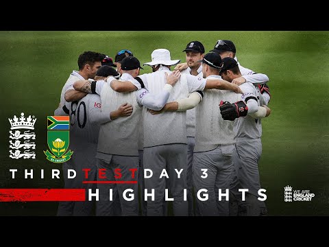 17 Wickets Fall | Highlights - England v South Africa Day 3 | 3rd LV= Insurance Test 2022