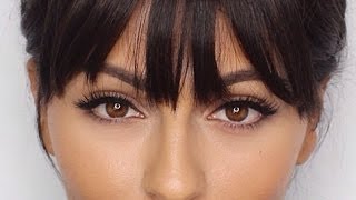 How To Use Clip-In Bangs | How To Hairstyles  &amp; Hair Tutorials | Teni Panosian