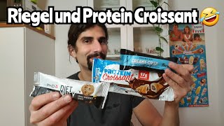 Uncle Jack's Protein Croissant, PhD Diet Whey und Barebells