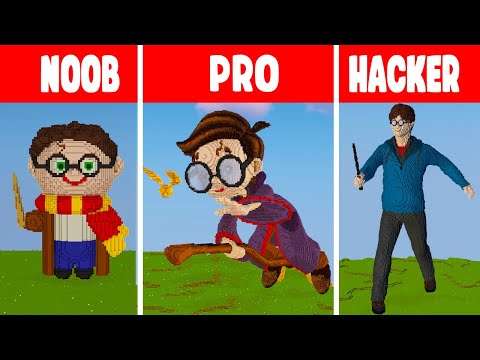 Minecraft House Build - NOOB vs PRO vs HACKER! Ultimate Challenge!