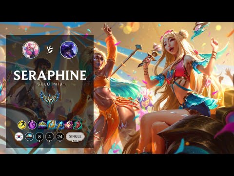 Seraphine Mid vs Ryze - KR Challenger Patch 12.14
