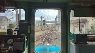 【前面展望】唐津車両センター～西唐津駅　出庫前面展望
