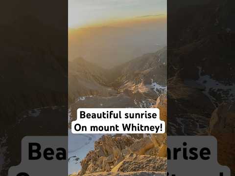 Summit Sunrise On Mount Whitney 14,505 ft.