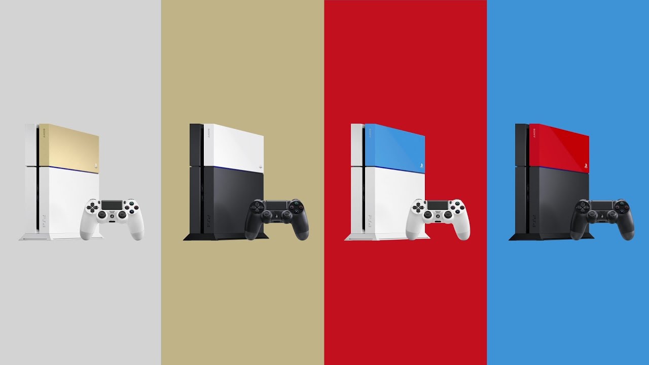 Présentation des nouvelles façades colorées pour PS4