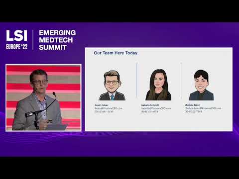 Kevin Coker, Proxima Clinical Research - Medtech Contract Research | LSI Europe '22