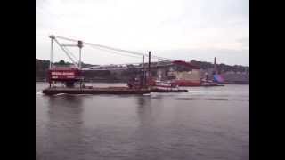 preview picture of video 'Passing Atlantic Salt dock'
