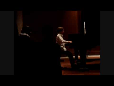 Melvil, piano 11 ans,  Chopin Fantaisie  impromptu