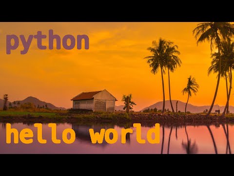 Python Hello World On Linux Mint Without Installing Additional Programs