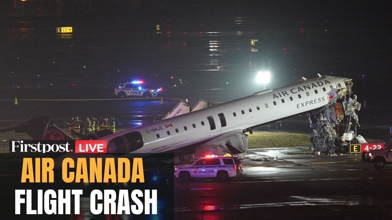 LIVE: Two Dead as Air Canada Plane Hits Ground Vehicle at LaGuardia Airport, New York  | N18G
