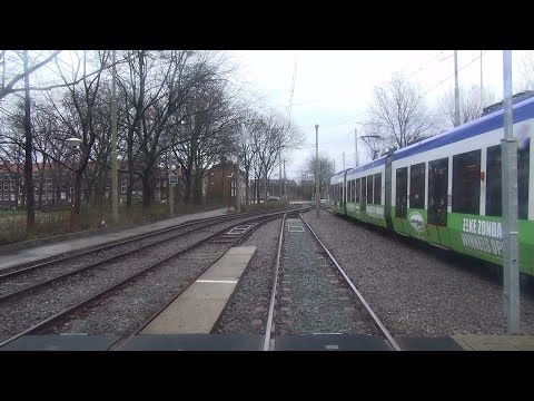 HTM RandstadRail 2 Leidschendam Leidsenhage - Kraayenstein | regen | Alstom RegioCitadis 4018