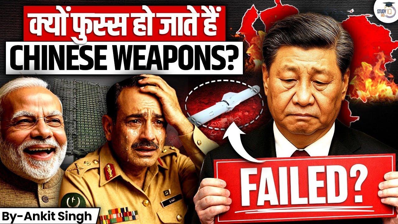 Made in China, Tested in War: Why Chinese Weapons Keep Failing? Venezuela to Op Sindoor | StudyIQIAS