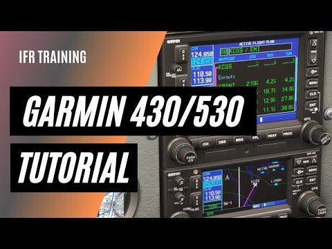 How to use the Garmin GNS 430 530 GPS | GNS 430/530 Tutorial | IFR GPS