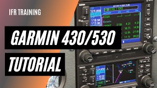 How to use the Garmin GNS 430 530 GPS | GNS 430/530 Tutorial | IFR GPS