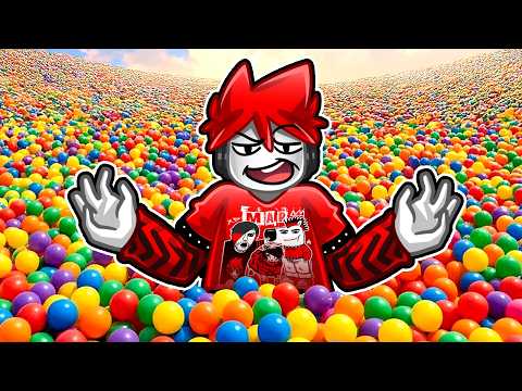 Roblox : Fill the Ball Pit 🔴 ฉันหาลูกบอลมาเติมบ่อ ให้เต็ม MAX จนเกมแลค !!!