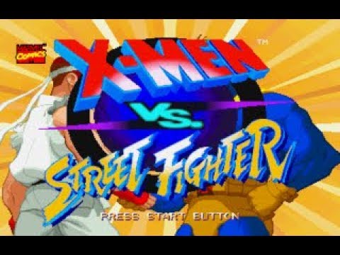 Saturn Longplay [048] X Men vs. Street Fighter