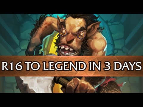 Hearthstone - Rank 16 To Legend In 3 Days
