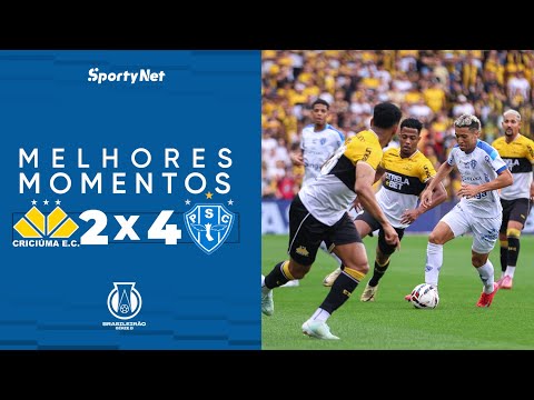 FIM DO JEJUM DO PAPÃO - Criciúma 2 x 4 Paysandu - Melhores Momentos - Série B 2025